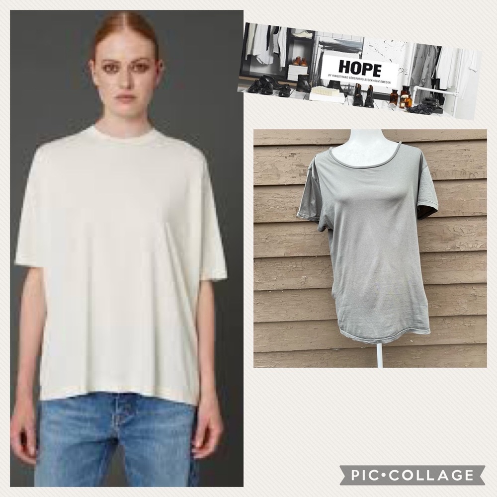 Swedish Designer! Hope Pima cotton T-shirt!